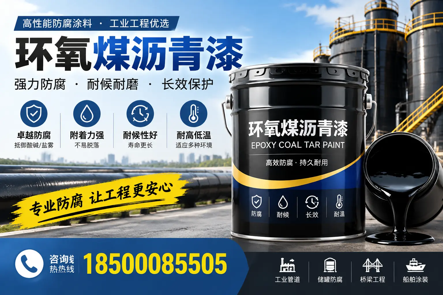 环氧煤沥青漆的施工方法与注意事项,确保在铜仁顺利完成