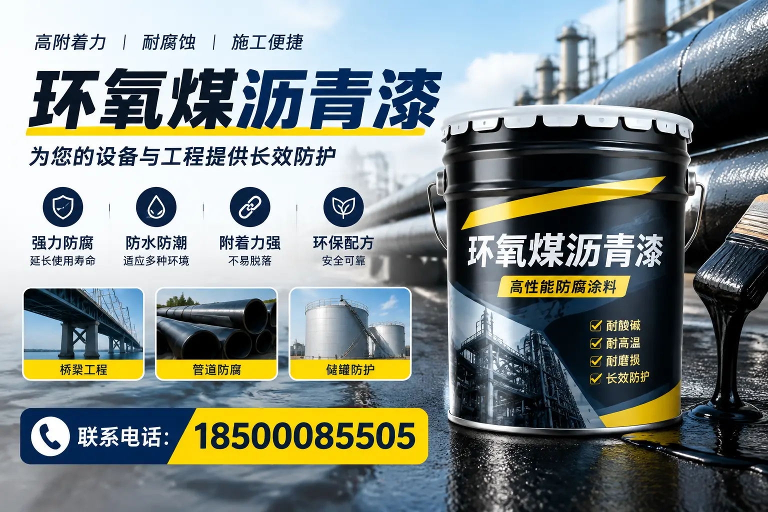 环氧煤沥青漆与其他涂料的对比分析,助力铜仁企业决策
